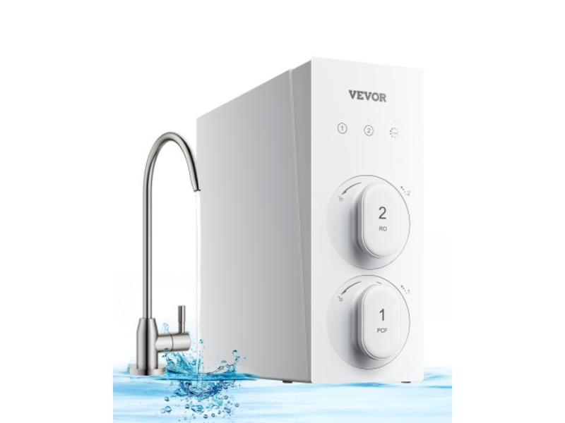 Picture of Vevor SCXLSQWSXROF8IA4FV1 400 GPD 8-stage Tankless Reverse Osmosis Under Sink Water Filter System