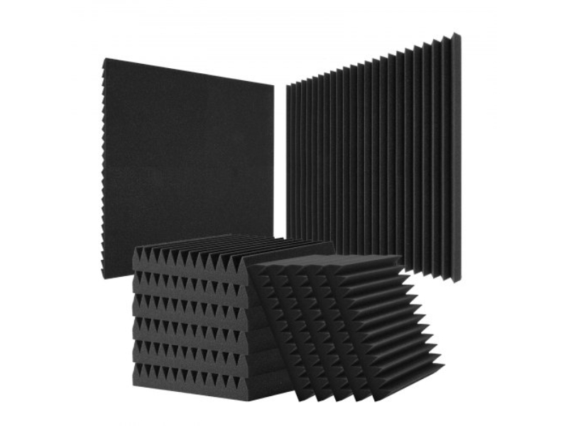 Picture of Vevor FZZSPMBHSL12FC3IHV0 12 x 12 x 2 in. Acoustic Foam Panels for Studio Wall & Ceiling - Pack of 50