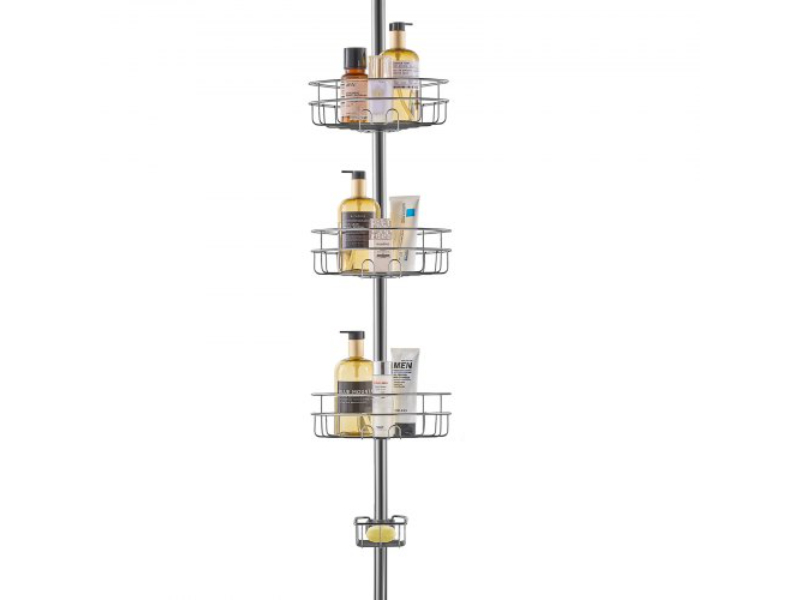 Picture of Vevor SCTPYSBXGKKSAY5U6V0 39 to 125 in. Rust-Proof High Shower Corner Caddy Tension Pole