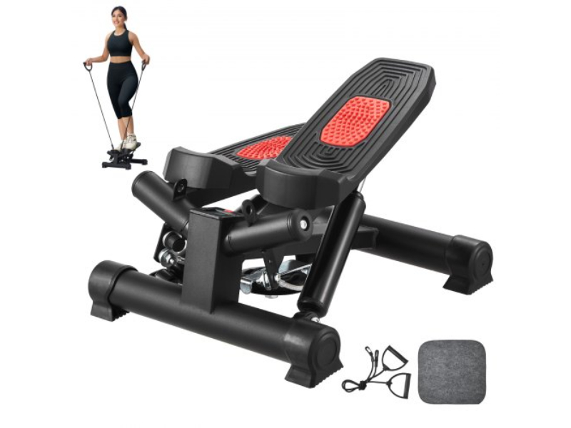 MNTBJWSBBSNZWRTS8V9 Stair Mini Twist Stepper for Exercise at Home with Resistance Band