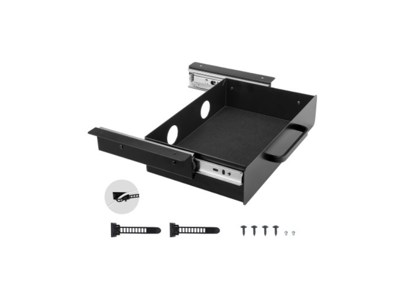 GZTCTCGK13IN0BS1RV0 13 in. Under Desk Drawer Organizer Slide-Out Space Saver for Home Office - Black