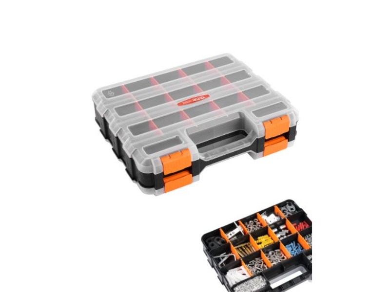 Picture of Vevor STSGJSNXZHSMFUEX9V0 34-Compartment Double-Sided Small Parts Organizer Box PP Hardware