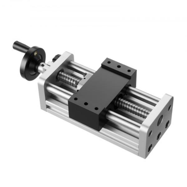 Linear Stage Actuator - 100 mm Effective Stroke - Ball Screw CNC Linear Motion Guide Rail - Double Optical Axis for CNC Router X Y Z Axis