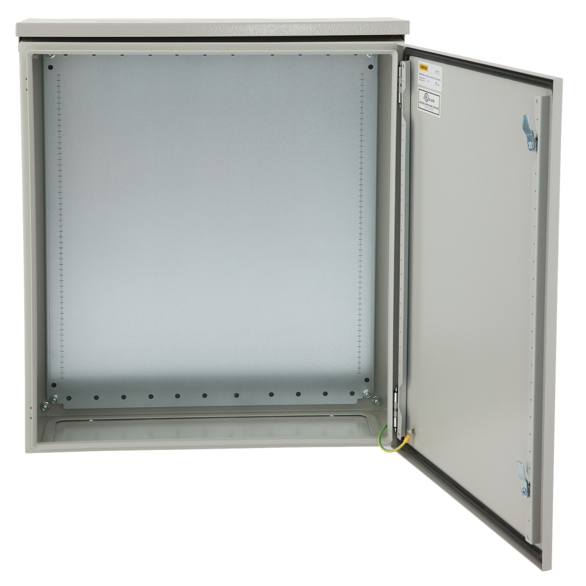 Picture of Vevor TUL60X60X30CMB2JPV0 24 x 24 x 12 in. UL Certified NEMA 4 Outdoor Electrical Enclosure for Outdoor Indoor Use with Rain Hood