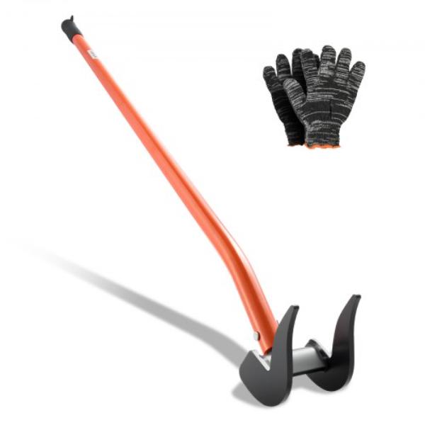 DGTPQGJTX54IKEMR1001V0 Pallet Buster Tool - 50 in. Carbon Steel Handle Wrecking Pry Bar - 2000 lbs - Heavy Duty Deck Board Removal Tool