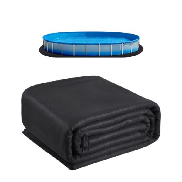 DSYYCDDOVAL175AMR001V0 Pool Liner Pad - 15 x 30 ft. - Extra-Thick - Prevents Punctures - Recycled Geotextile Material - Extend Liner Life