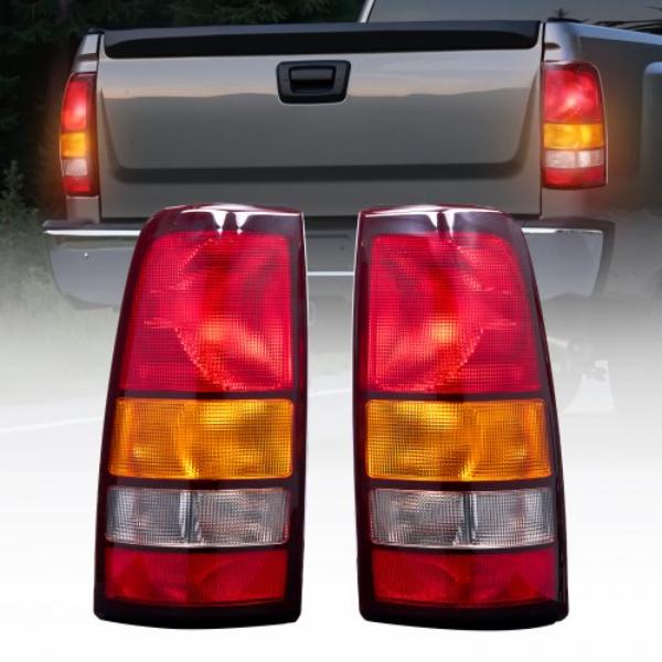 WDDQXFLSLD157345Z001V0 Tail Light Assembly for 1999-2003 Chevy Silverado - 2 Piece