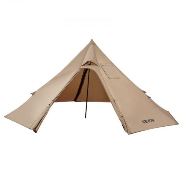 RZPJZTXXH000R5C0H001V0 Hot Tent  Portable Winter Tipi Tent  Waterproof Canvas Camping Tents  Lightweight 4 Season Shelter Tents  Small