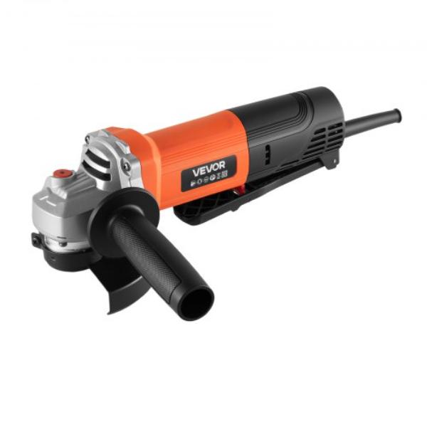 4.5 in. Electric Angle Grinder - 8A 12000RPM High-Speed corded Grinder with Adjustable Dust Guard for Metal Grinding - Cutting - Rust Removal