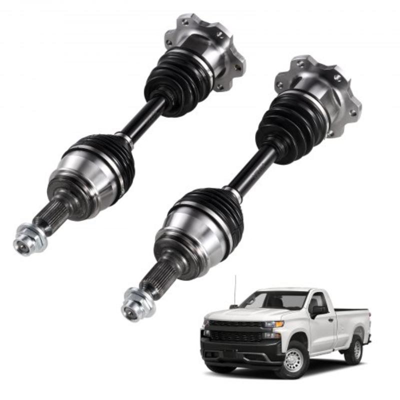 CZZCTZZH2GSMLBAD3001V0 CV Axle Shaft Assembly - Front Left & Right - Driver & Passenger Side - Alloy Steel & Carbon Steel, 2 Piece