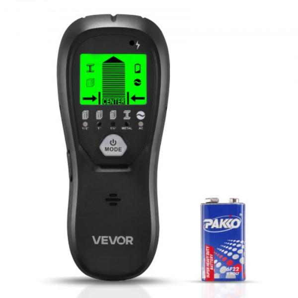 DPMTCQHS0000CK1ZS001V9 Stud Finder Wall Scanner - 5 in 1 Electronic Detector - Black