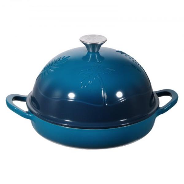 Picture of Vevor ZTHLKX5QTTCMEGFIO001V0 Enameled Cast Iron Dutch Oven - 5 qt. Pot for Sourdough Bread Baking - Heavy-Duty Cookware Pan with Lid & Dual Handles - Oven Induction up to 500 deg F