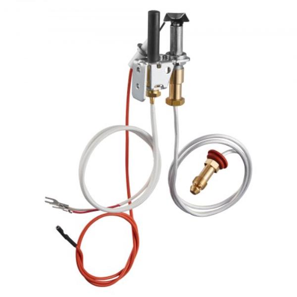 RQBLDHZJSDZJA2QGU001V7 Gas Pilot Assembly Kit - Natural Gas Ignition Replacement with Heat & Glo - Heatilator - Lennox - Regency Models