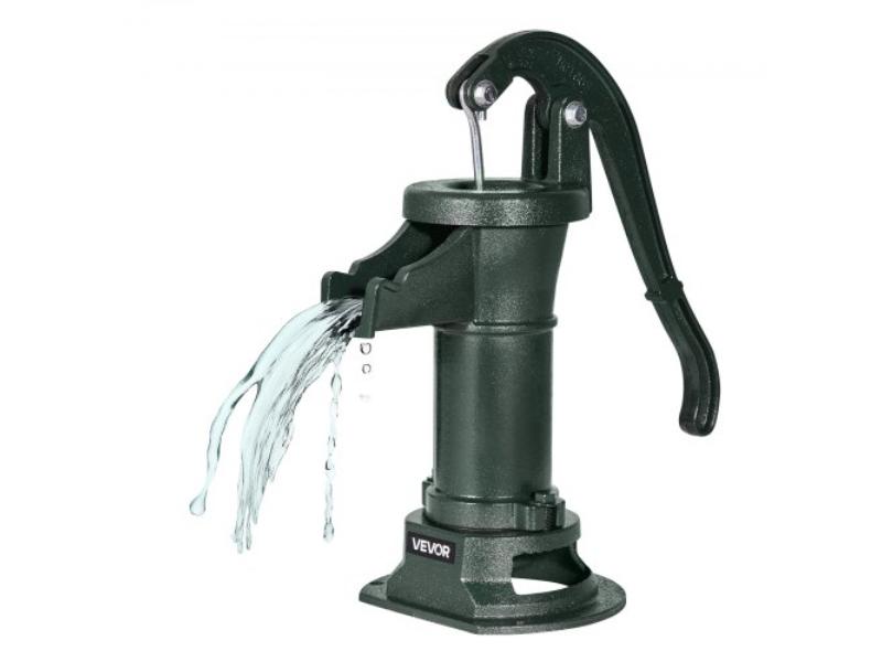 Picture of Vevor SDYSBBTZTSL0G0J6M001V0 25 ft. Maximum Lift Antique Cast Iron Manual Hand Water Pump with 1.25 in. NPT Connection, Green