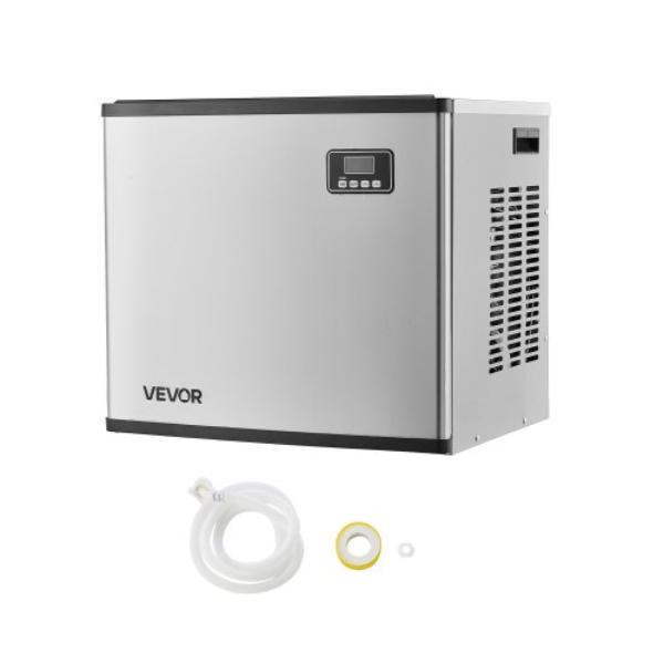 Picture of Vevor FTZBJJTBXGAJ0ZMAG001V1 Commercial Ice Maker Machine - Head - 360 lbs per Day - Stainless Steel - Ideal for Restaurant Bar Cafe Hotel - Head Only
