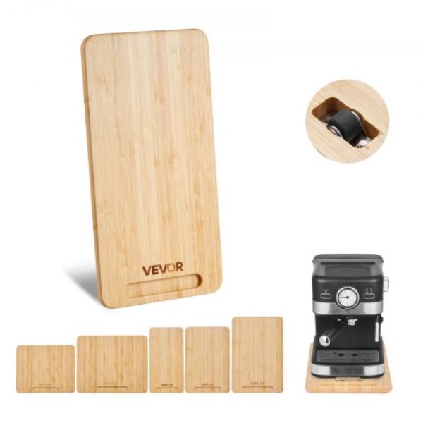 Picture of Vevor CFSBHK14575IILT1M001V0 Appliance Slider - Medium 14.5 x 7.5 in. - Rolling Sliding Tray - Natural Wood