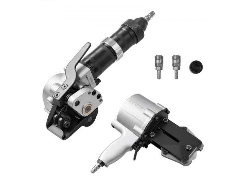 Picture of Vevor QDGDKZJQDGD3QWGZ8001V0 8500 N Pneumatic Steel Metal Strapping Machine Tool Tensioner & Cutter Sealer for 1.26 in. Width Metal Belt