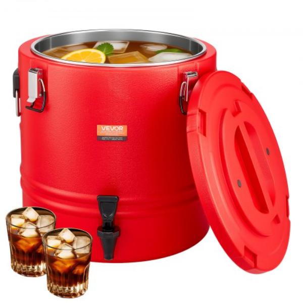 Picture of Vevor YLHLQQYXKHS81CX2R001V0 Insulated Beverage Dispenser - 8 gal Thermal Hot & Cold Drink Server with Spigot - Food-Grade Cooler Jug with 304 Stainless Steel Interior
