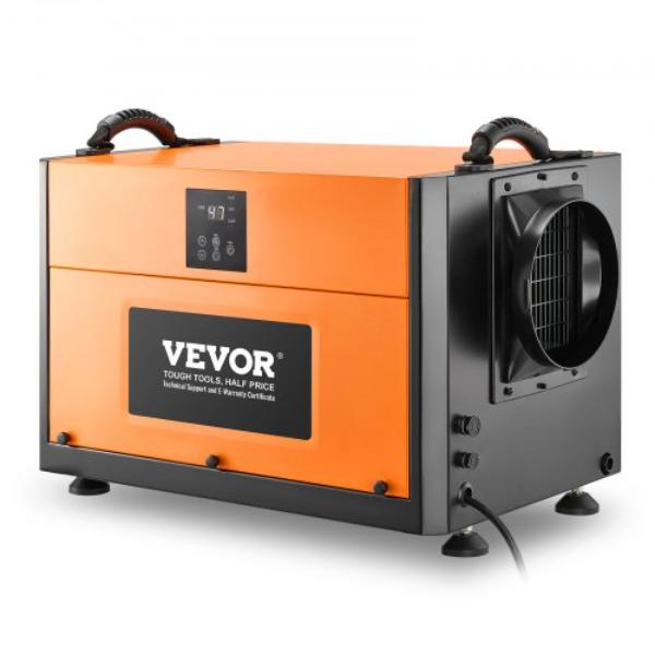 SYCSQJSLED800YONI001V1 Commercial Dehumidifier - Portable Crawl Space Dehumidifiers - Industrial Grade - Heavy-Duty Galvanized Steel - 156 Pints