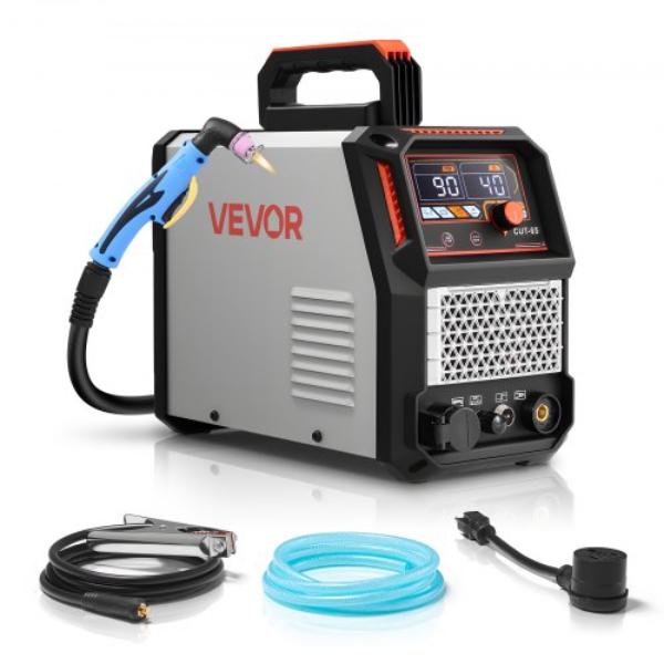 Plasma Cutter - 65A Non-Touch Pilot Arc - 110-220V Dual Voltage - Digital Display IGBT Inverter - 2T-4T Function - Adjustable PA-PT Time