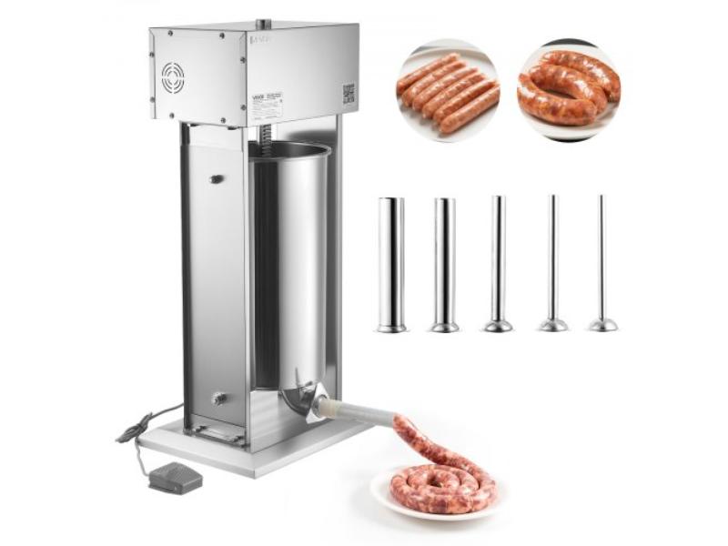 Picture of Vevor DDLSBXGGCJ250CTHB001V1 55 lbs Vertical Electric Sausage Meat Stuffer