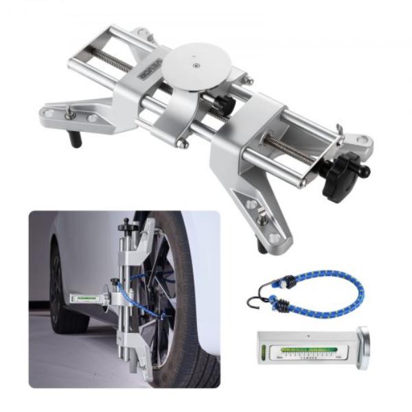 Wheel Clamp & Magnetic Adapter - Aluminum Alloy Wheel Alignment Tool for 11-25 in. Rims - Universal Magnetic Gauge Tire Repair Tool