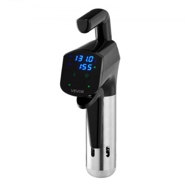 Picture of Vevor JRSZKDWMZJ85OB1CQ001V1 Sous Vide Precision Cooker - 1100W Sous-Vide Cooking Machine - Immersion Circulator with LED Digital Display - Secure Clamp Design - Temperature & Timer Control