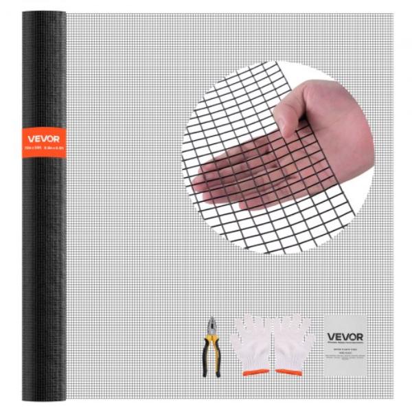 72 in. x 50 ft. Hardware Cloth - 0.5 in. 19 Gauge Galvanized Wire Mesh Roll - Weather-Resistant Vinyl Coated Chicken Wire Fencing