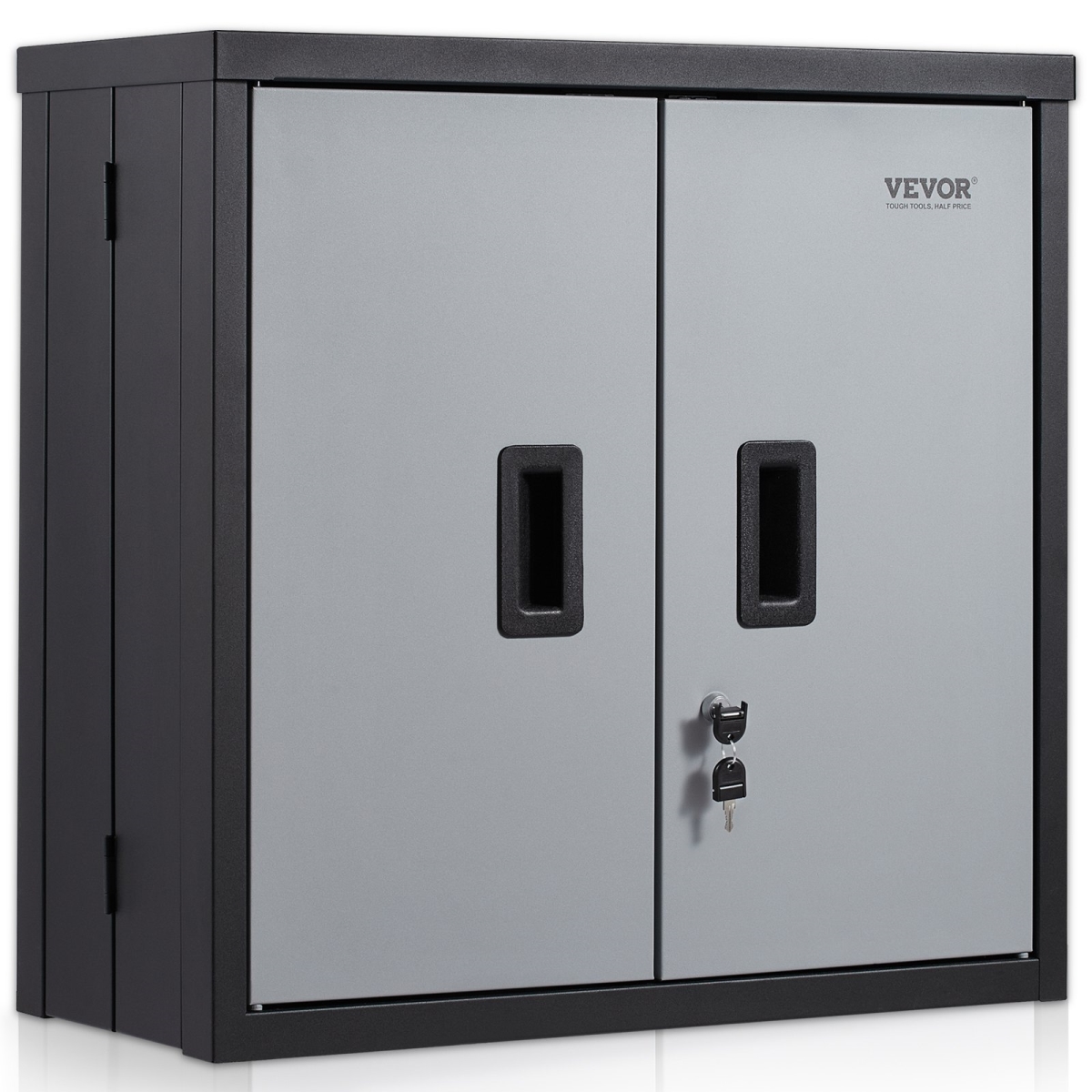 BGSGJJ120LBSECZZ6V0 Foldable Wall Cabinet, Metal Garage Cabinet Wall Mounted 26 in. - Black