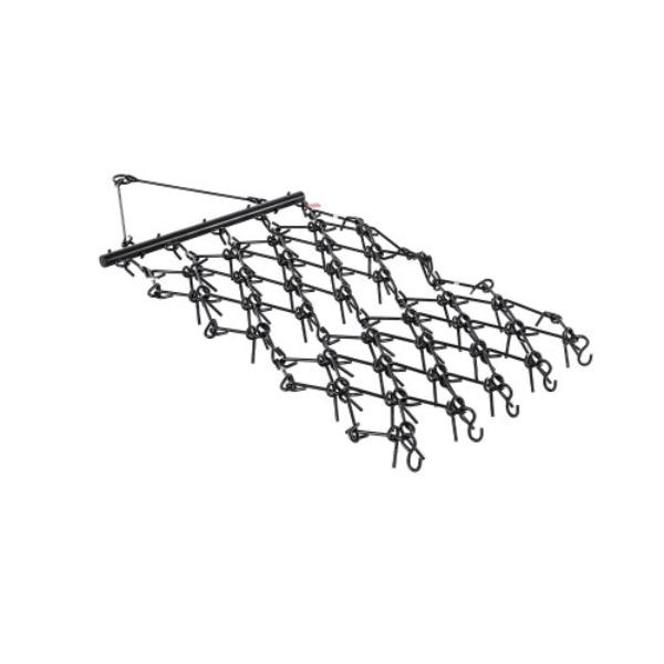 LP44FTDPK0002OK0ZV0 Drag Harrow - 4 x 4 ft. Durable Chain Harrow with 69 Sharp Teeth - Suitable for ATV UTV Tractor - Ideal for Soil Preparation