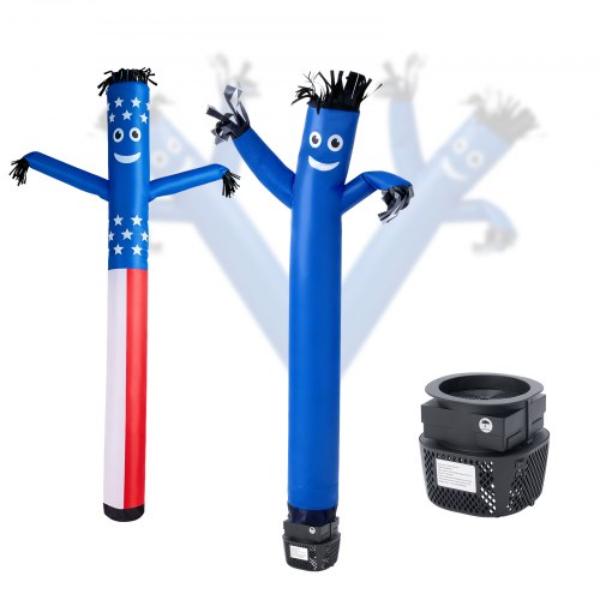 Inflatable Tube Man with Blower - 6 ft. - Wacky Waving Wind Flying Inflatable Dancing Tube Guy with 0.07 HP IPX3 Waterproof Blower Fan