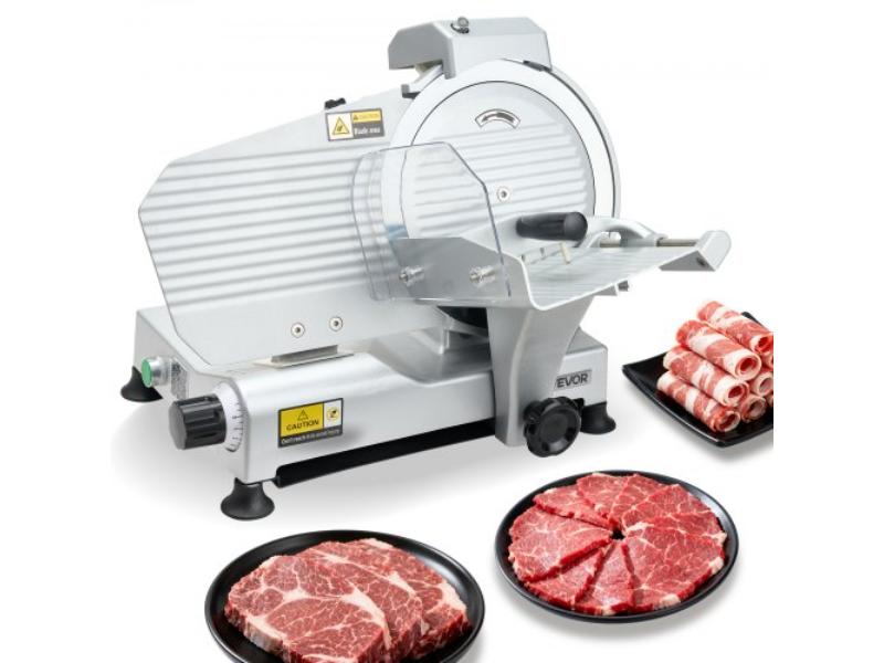 Picture of Vevor DRQPJSYKBZD1QKTRL001V1 10 in. 320W Electric Deli Commercial Meat Slicer Machine with SUS420 Blade