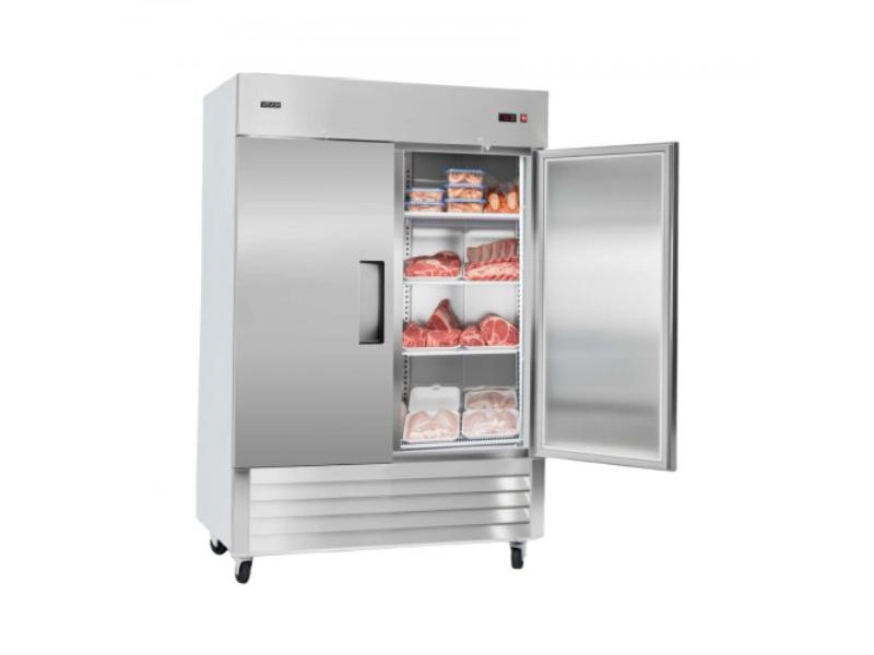 Picture of Vevor LSSYLJDSMLDDSSWRJ001V1 32.2 in. Upright-Freezer Double Door Commercial Freezer with 43.2 cu ft. Auto-Defrost