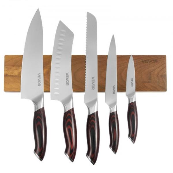 Kitchen Knife Set - High Carbon Stainless Steel Sharp Knife Set - Professional Kitchen Cutlery with Ergonomic Crack-Resistant Handle - 6 Piece