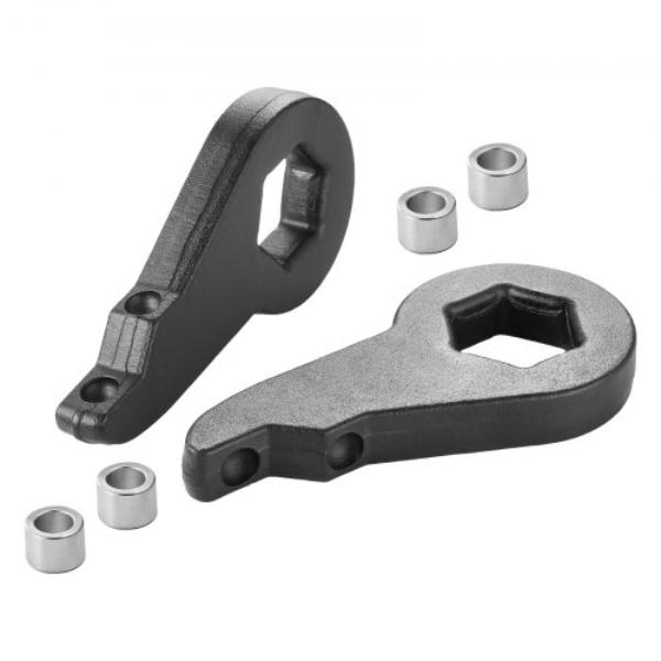QBDPTSTJCHEVK5ZW7001V0 2 in. Torsion Bar Keys - Front Leveling Lift Kit - Heavy-Duty Steel Suspension Level Kit for 2020-2024 Chevy GMC 2500 & 3500HD
