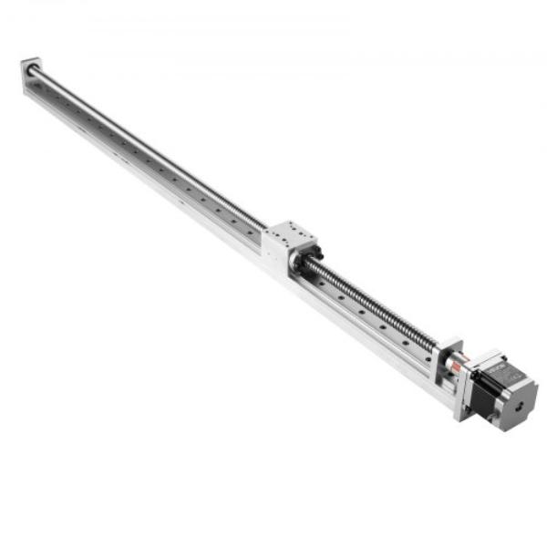 Linear Guide - 1000 mm Stroke Work Size - Ball Screw Motion CNC Linear Guide Stage Actuator - Motorized Nema 23 Stepper Motor - High Precision