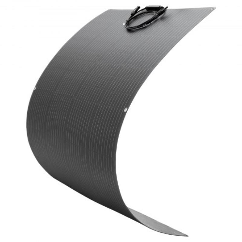 Flexible Solar Panel - 200W Semi-Flexible Bendable Monocrystalline Solar Panel - 21.9 Percent Efficiency Mono Off-Grid Charger with MC4 Output