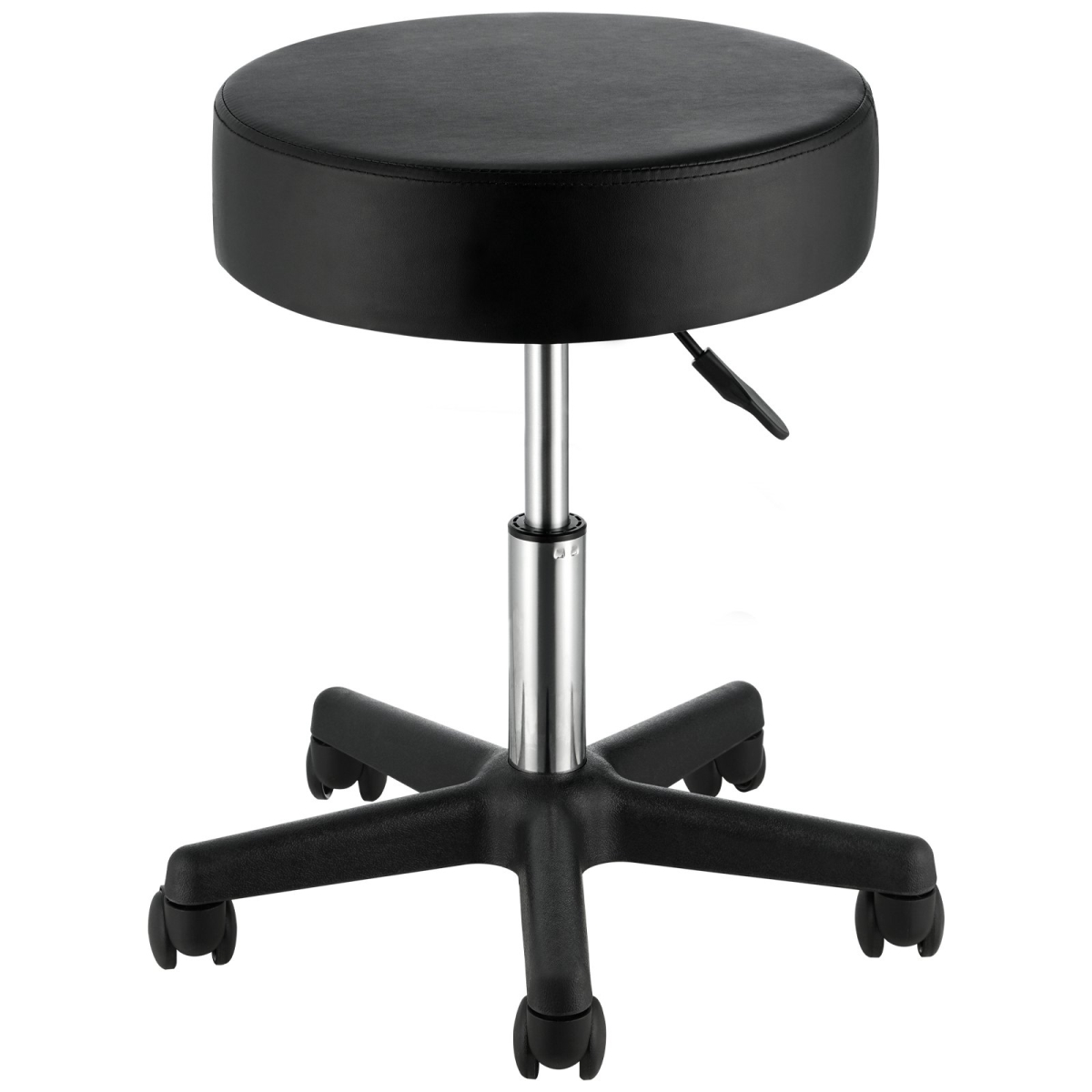 Picture of Vevor YDHSNLYXWKBWF5VS0V0 Rolling Stools with Wheels&#44; 400 lbs Weight Adjustable Height Stool with Ultra-Thick Seat Cushion&#44; Swivel Stools Chair - Black