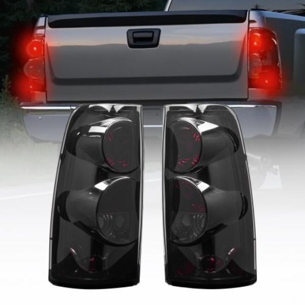 WDDQXFLSLD15YLAFB001V0 Tail Light Assembly for 1999-2006 Chevy Silverado 1500 2500 3500 - Left & Right Side Taillights - 2 Piece