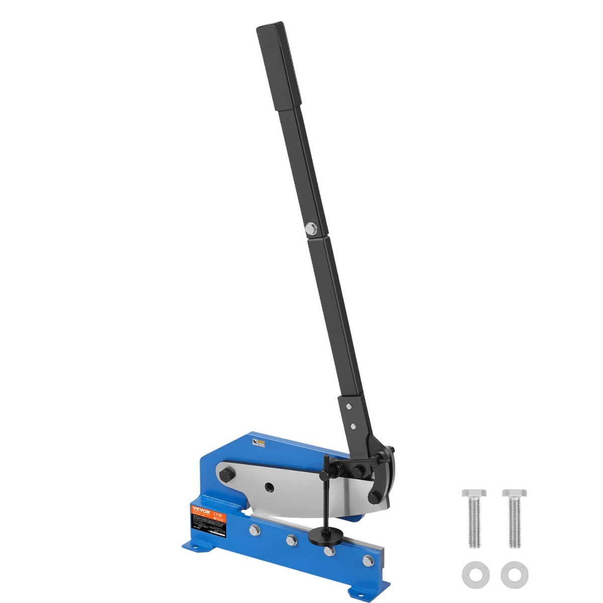 12 in. Manual Hand Plate Shear for Metal Sheet Processing, HS-12 Benchtop Cutter with Q235 Material