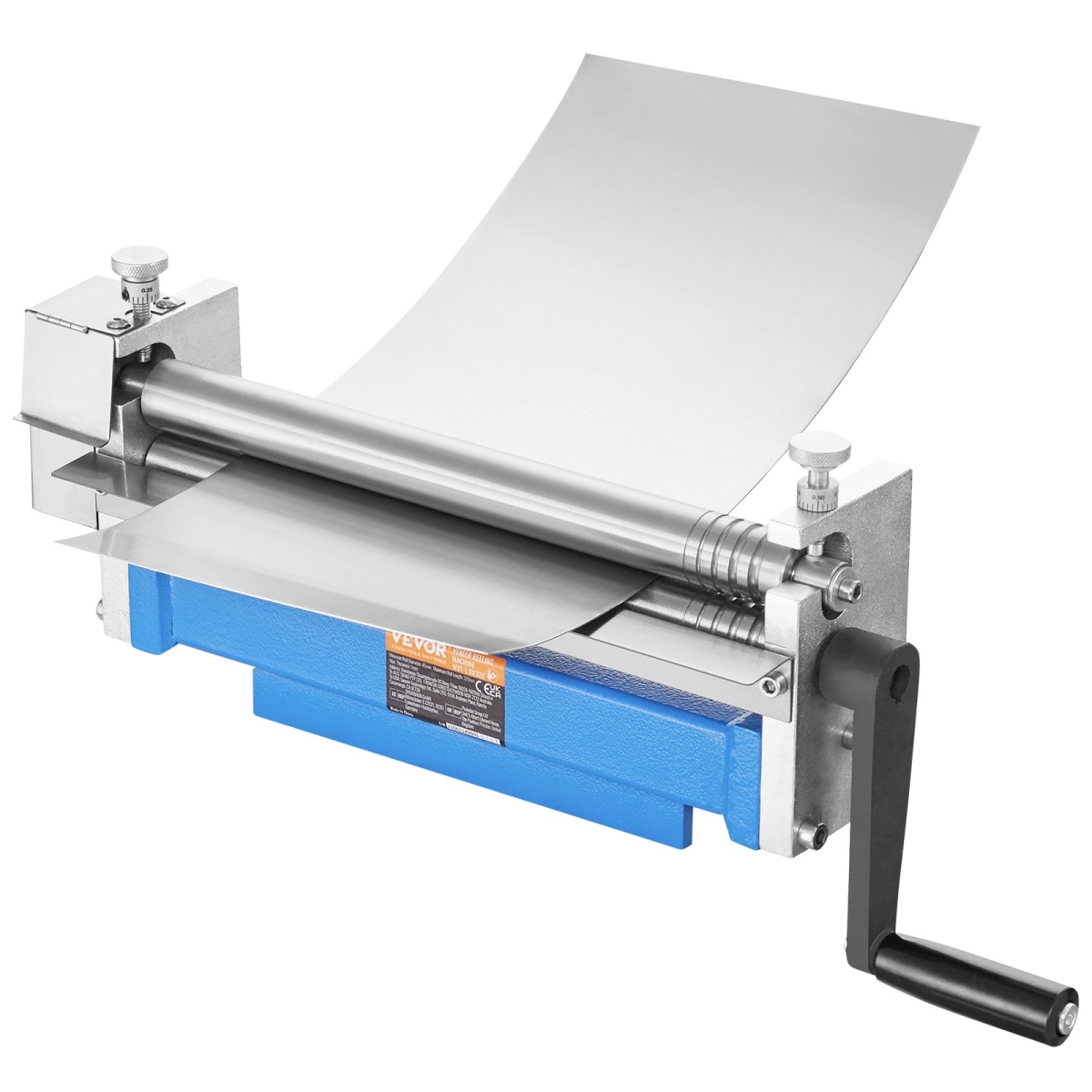 JBJ12YC20GA3E7DNXV0 Slip Roll Machine, 12.6 in. Forming Width in 20 Gauge, Sheet Metal Slip Roller Rolling Bending Machine