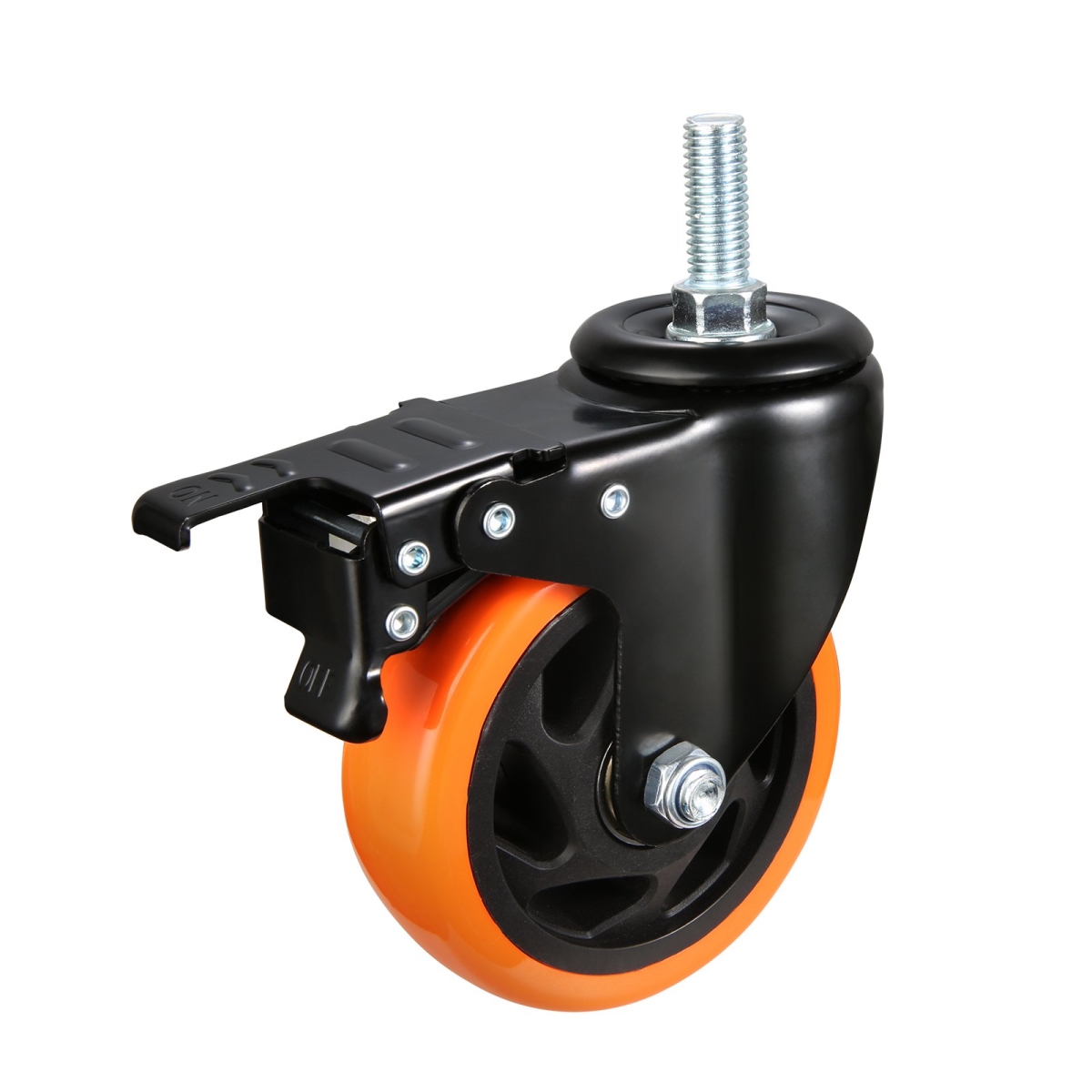 Picture of Vevor GYLZXGJAZ4INC3IQ3V0 Set of 4 Caster Wheels&#44; 4 in. - 440 lbs Capacity