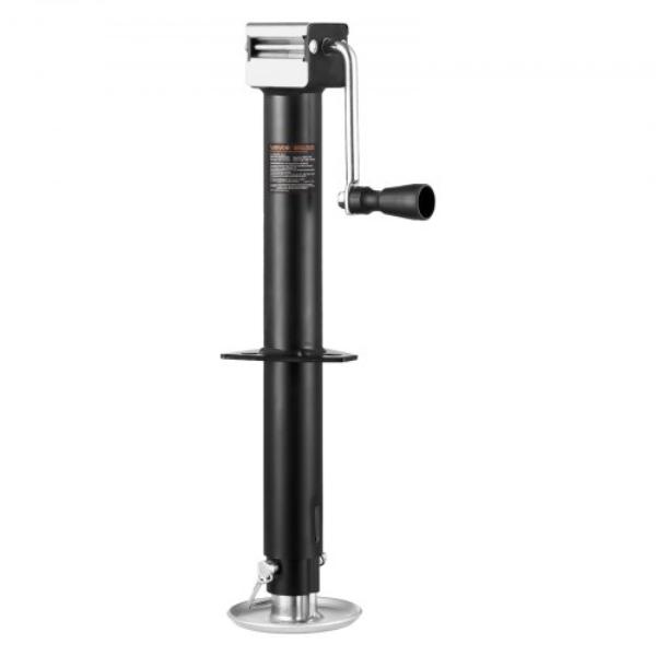 AXLSTCQJDSYKAZ99C001V0 A-Frame Trailer Jack - 5000 lbs Dynamic Load - 15 in. Vertical Travel - Trailer Jack Stand with Handle & Rectangular Footpad