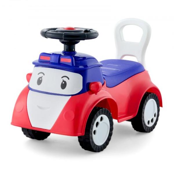 KBKETCZSTCHSXICER001V9 Ride On Toddler Push Car - Push Car for Toddler 19 to 36 Months - Kids Ride on Toy with Music & Under-Seat Storage - Red