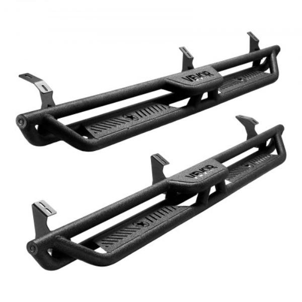Running Boards - 6 in. Side Steps - Black with 550 lbs - Non-Slip Surface - Rustproof Coating for 2005-2023 Toyota Tacoma Double Cab