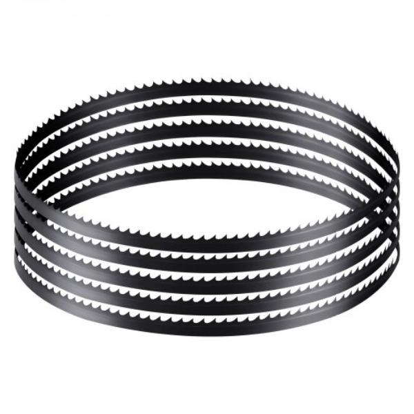 Bandsaw Blade - 60 in. 6 TPI 15 HRC Hardened Sharp Teeth SK5 High-Strength Carbon Steel - 0.25 in. Replacement for Major Woodworking Band Saw