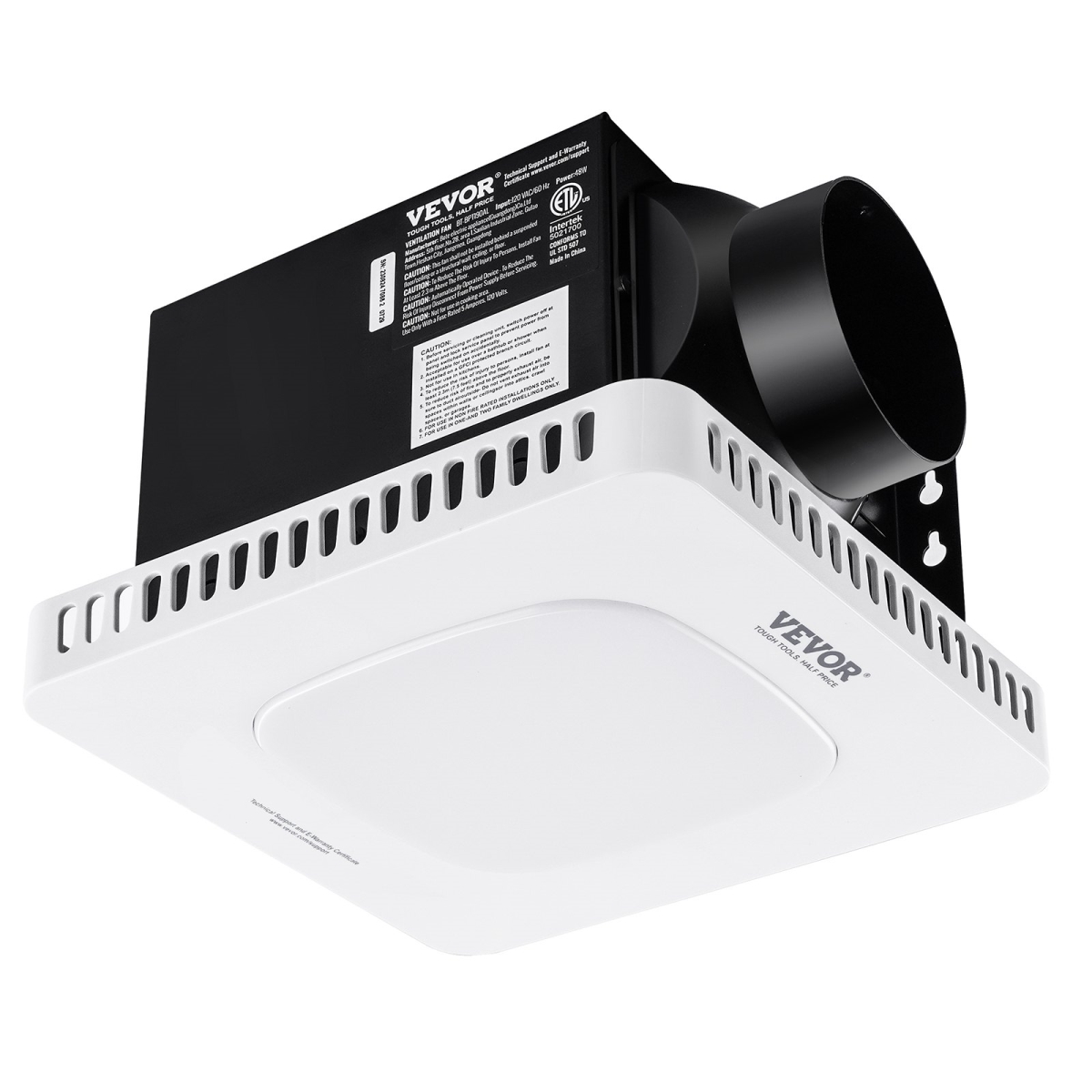 DDYSPQSWS80CFKUDIV1 Bathroom Exhaust Fan, 80 CFM High-Efficiency Ventilation