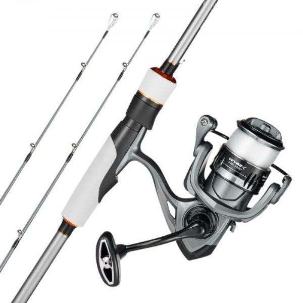 Rod & Reel Combo - IM7 Carbon Fiber - 7 ft. - 7-1 Ball Bearings - EVA Handle - Stainless Steel Guides with Ceramic Rings - 2 Piece