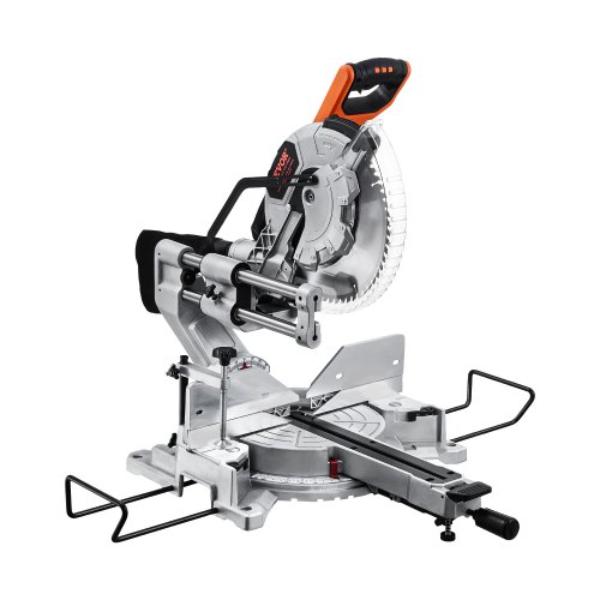 Sliding Compound Miter Saw - 12 in. Blade - 15A Motor - 60-Tooth - Corded Double Bevel Sliding Miter Saw - LED Precision Alignment