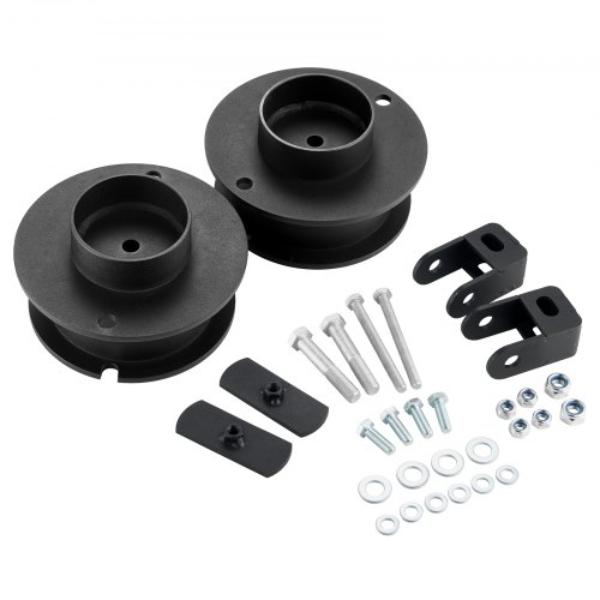2.5 in. Front Leveling Lift Kit for 2014-2023 Dodge Ram 2500 4WD - Chassis Level Kit with Coil Spring Spacers & Shock Relocation Brackets